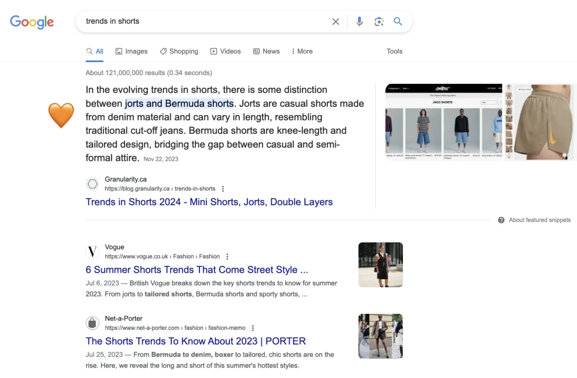 SEO Bootcamp Result from Granularity