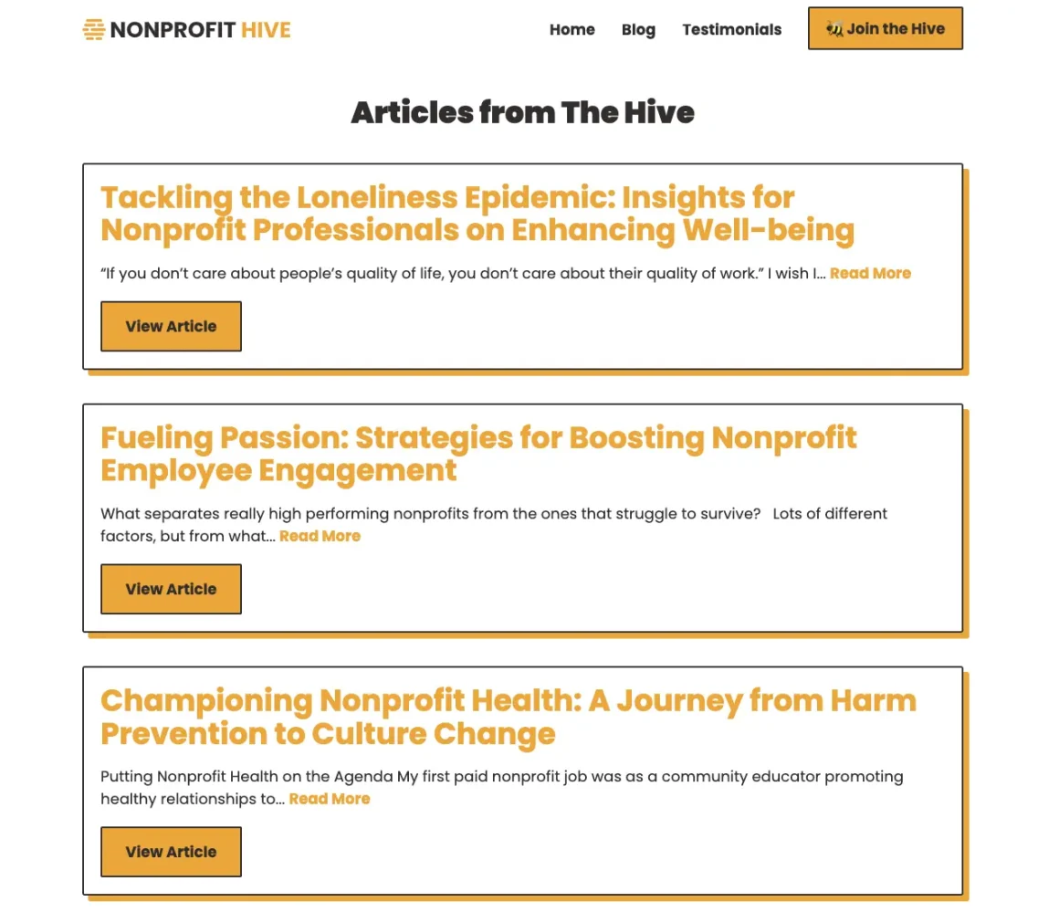 Hive Mind Examples -Content created by community members