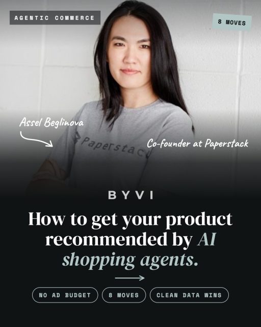 How to get your product recommended by AI shopping agents (ChatGPT, Perplexity & Google AI Mode)  AI agents now decide what shoppers buy - and they don’t reward ad budgets. They reward clean product feeds, complete data, real reviews, and third-party trust signals.  8 moves to get into the agent’s recommendations:  1. Get into every feed - Google Merchant Center, Shopify Agentic Storefronts, ChatGPT & Perplexity
2. Make your product data machine-perfect - titles, GTINs, every spec spelled out
3. Add Product, Offer & Review schema (JSON-LD) to every page
4. Turn reviews into ranking fuel - count + rating flowing into your feed
5. Build third-party citations - Reddit, roundups, expert blogs (your Perplexity edge)
6. Exploit the rich-media gap - add video & 3D before everyone else
7. Write like buyers actually ask - conversational, comparison-friendly content
8. Measure what’s working - Search Console’s AI reports, then double down  Save this for your next feed audit 
Link in our bio for the full playbook.  #AISEO #AgenticCommerce #ecommercemarketing #ChatGPTShopping #ProductFeed