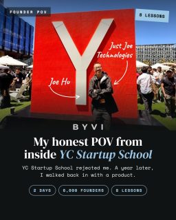 The POV you all been waiting for. Link in the bio for the full story.  #ycstartupschool2026 #ycombinator #techstartups #ycstartupschool #yc