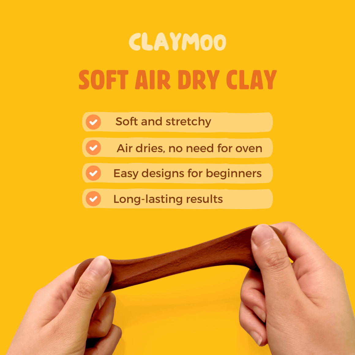 Claymoo soft air dry clay