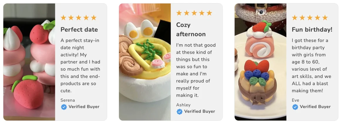 Claymoo testimonials