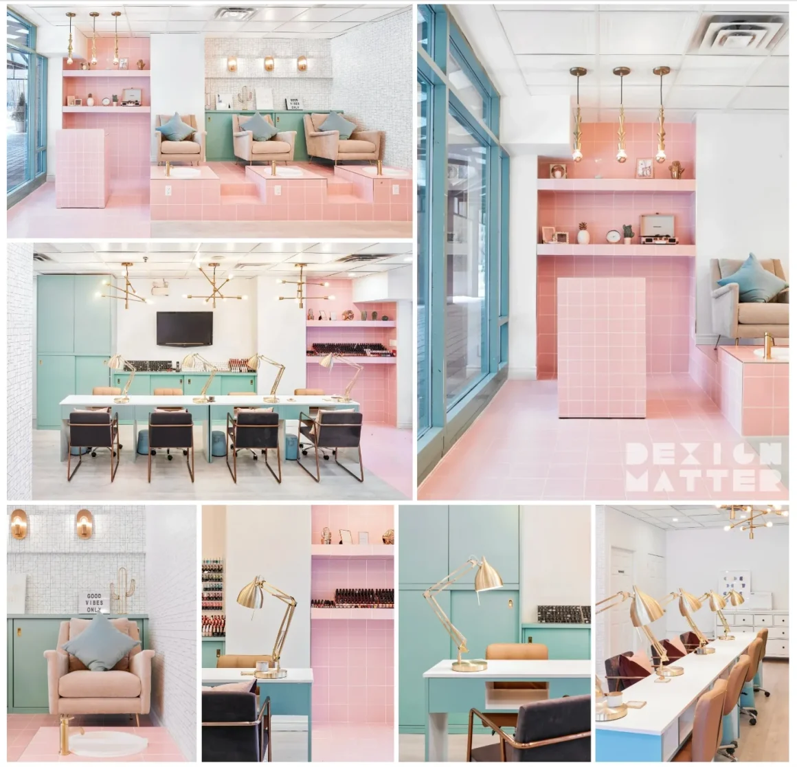The Cube Nail Lab - Example of Instagrammable Interiors