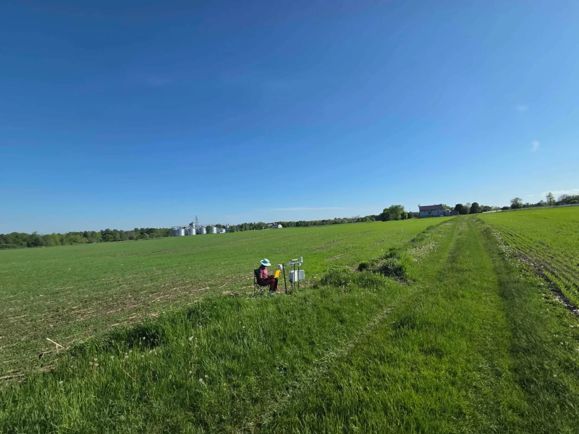 Mumtahin Farabi on the farm