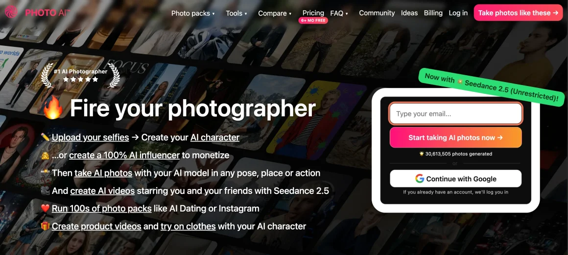 photo ai screenshot