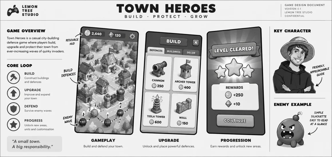 Example of game design document