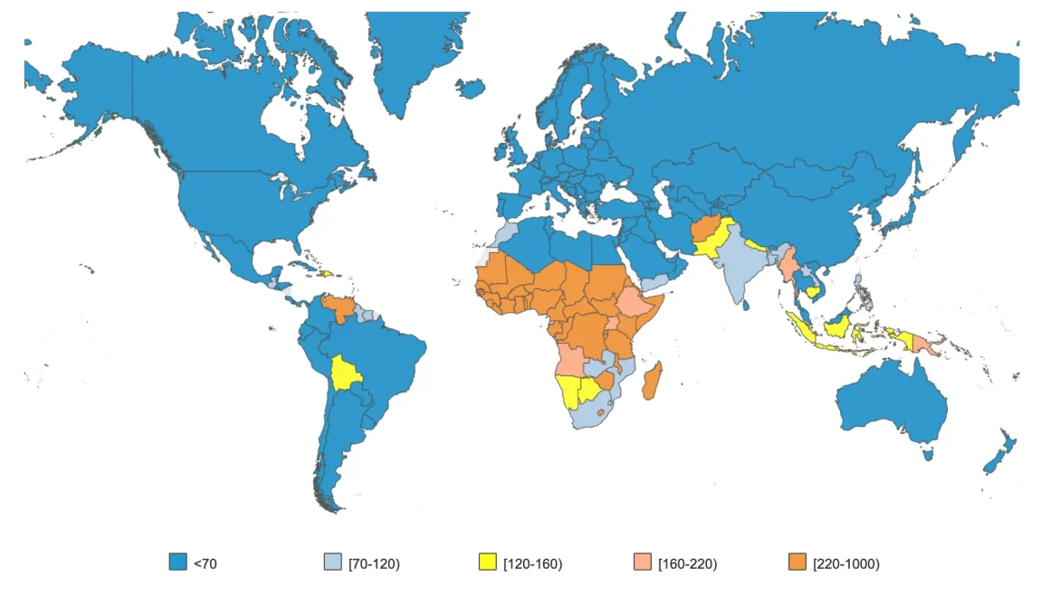 Map unicef stats