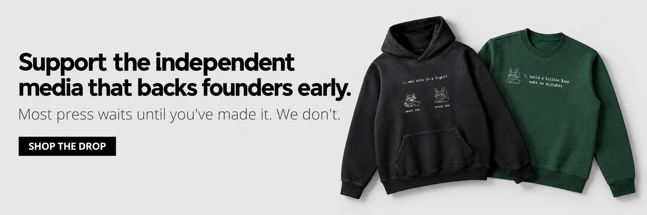 Shop the Drop Banner