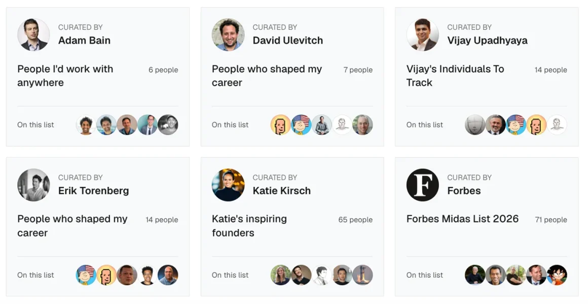 cosign curated lists examples