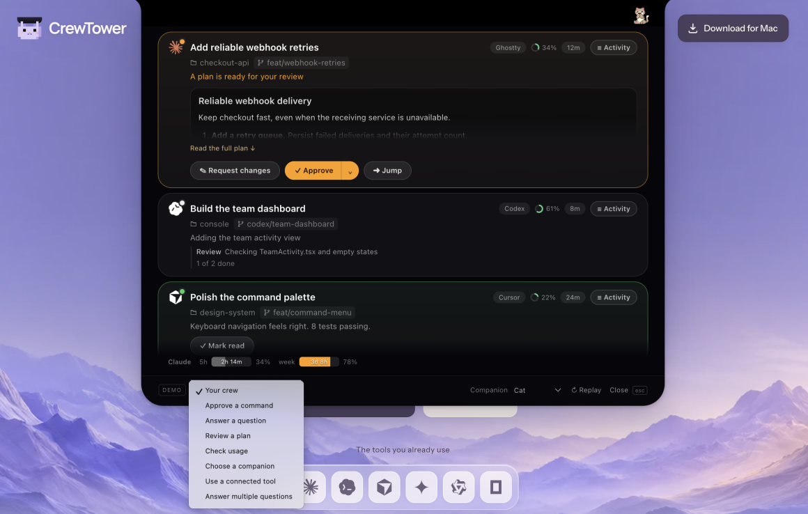 crewtower app screenshot