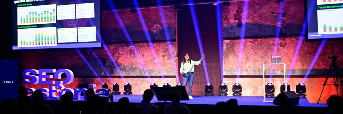 Aleyda Solis on stage