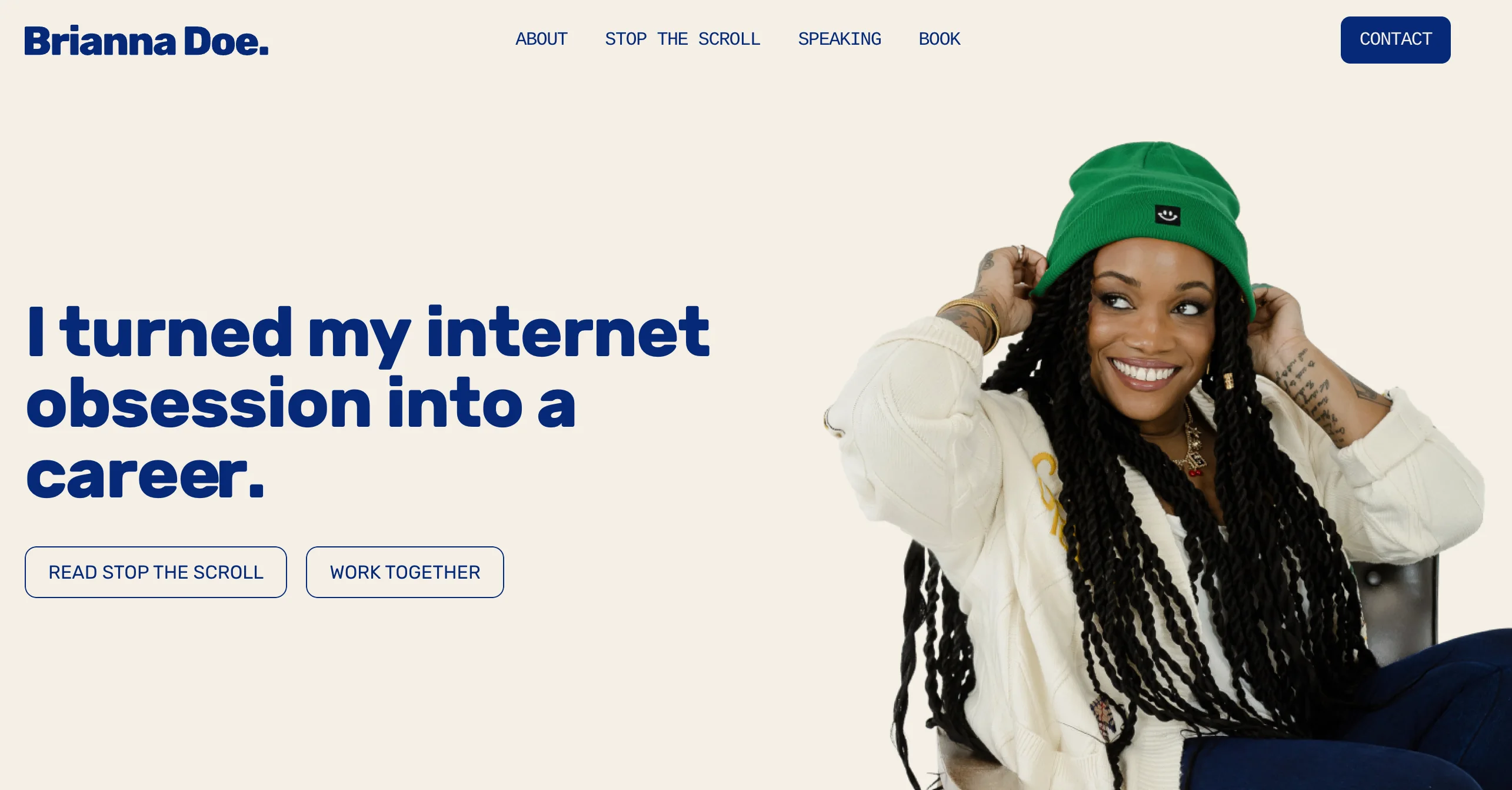 Brianna Doe website screenshot